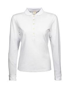 Ladies` Luxury LS Stretch Polo