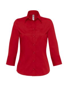 Milano/women Popelin Shirt 3/4 sleeves