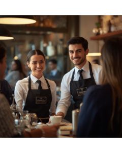 Schürzen besticken mit Logo für Firmenevents und Gastronomie