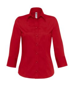 Milano/women Popelin Shirt 3/4 sleeves