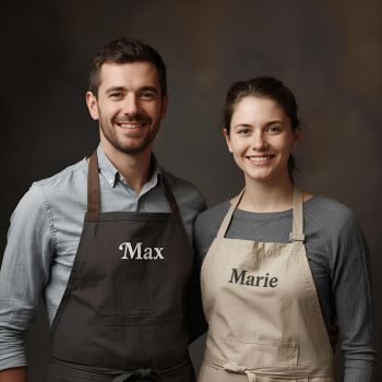 Kochschürzen mit Namen besticken