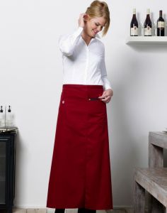 Berlin Long Bistro Apron with Vent and Pocket Marke Bistro by JASSZ